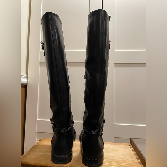 Coach “Mulan” Black Riding boot style with silver details - Picture 11 of 16